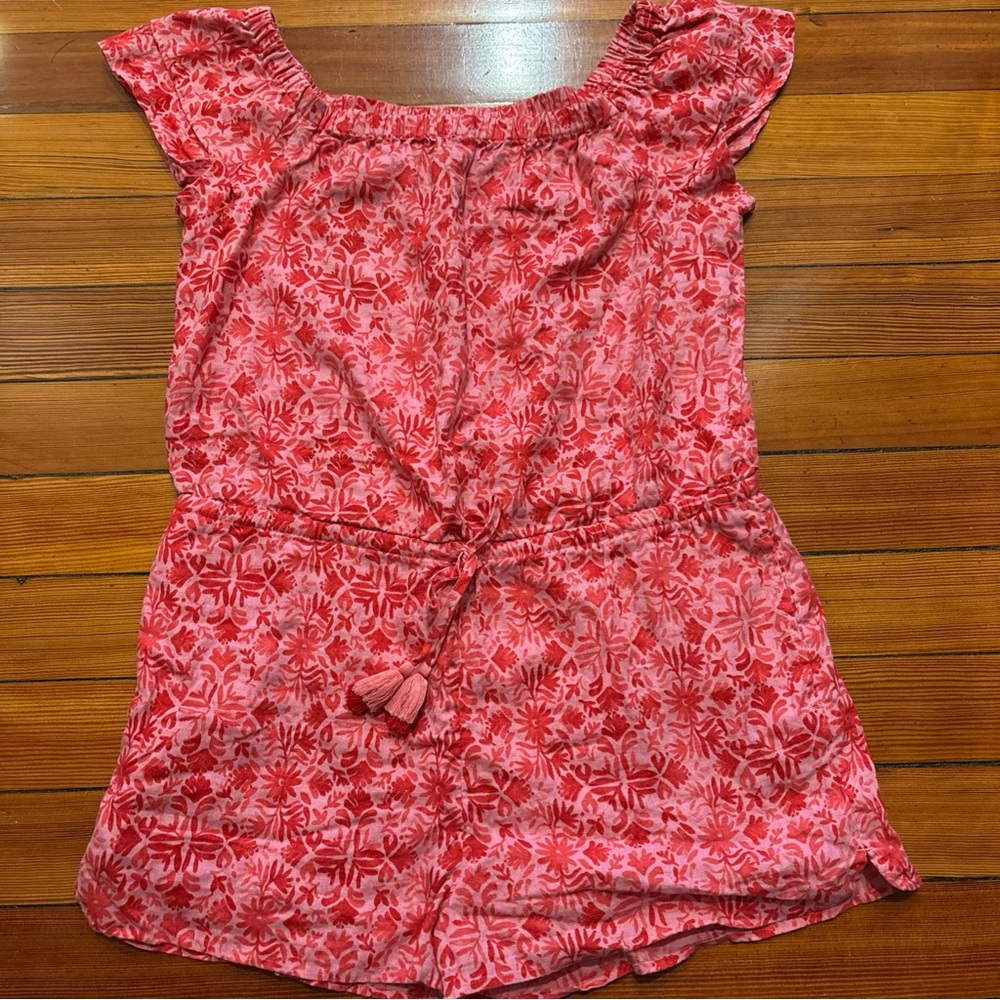 Women’s VINEYARD VINES linen off the shoulder romper size x-large